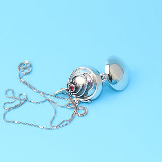 925 Sterling Sliver The Vampire Diaries Elena Pendant Necklace Retro Jewelry Fashion Moive ALODIA STORE