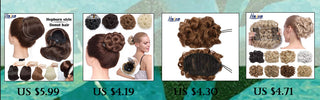 HAIRRO Synthetic Chignon Drawstring Scrunchies Elastic Band Hair Bun Straight Updo Hairpiece Synthetic Hair Natural Fake Hair ALODIA STORE