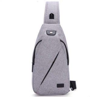 TINYAT Sling bag For 7.9 pad Black Casual Functional Men Chest Bag Pack dual earphone jack Men Shoulder Messenger Bags Pack Bag ALODIA STORE