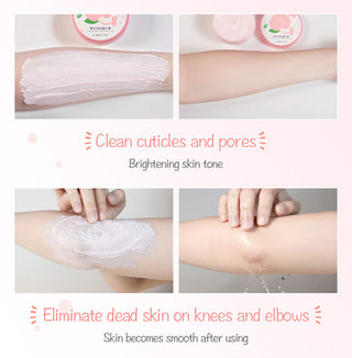 90g Honey Peach Exfoliating Scrub For Winter Deep Cleaning Whitening Exfoliating Pores Moisturizing Body Brightening Scrub Face ALODIA STORE
