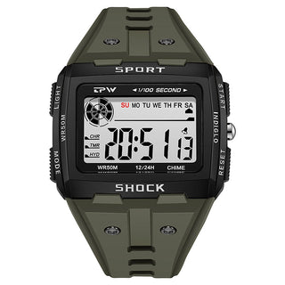 Big Numbers Easy to Read 5ATM Water Resistant Men Digital Watch Outdoor Sport ALODIA STORE