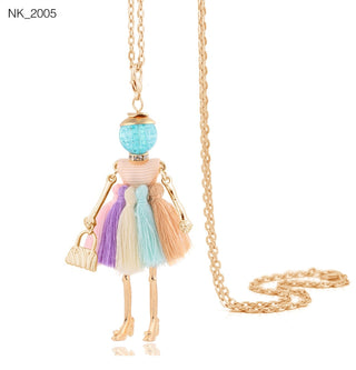 Cute Women Necklace Statement Lady Charm Long Trendy Necklace New Fashion Female Big Pendant Lovely Jewelry Gift Wholesale ALODIA STORE