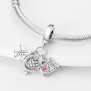 925 Sterling Silver Heart Shaped Charm Bead Fits Original Pandora Bracelet Necklace Women Chameleon Pendant DIY Fine Jewelry Hot ALODIA STORE