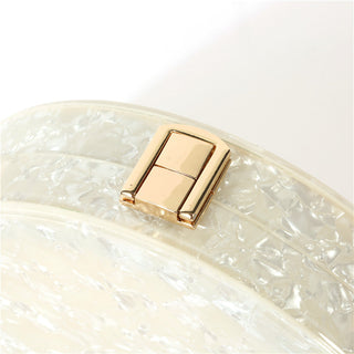 Semicircle Acrylic Wallet Women Evening Clutches Design Bag ALODIA STORE
