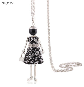 Cute Women Necklace Statement Lady Charm Long Trendy Necklace New Fashion Female Big Pendant Lovely Jewelry Gift Wholesale ALODIA STORE
