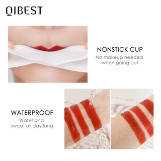 QIBEST Liquid Lipstick Waterproof ALODIA STORE