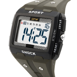 Big Numbers Easy to Read 5ATM Water Resistant Men Digital Watch Outdoor Sport ALODIA STORE