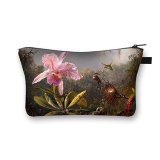 Starry Night / Kiss / Waterlily Painting Cosmetic Bag Van Gogh / Gustav Klimt / Monet Women ALODIA STORE