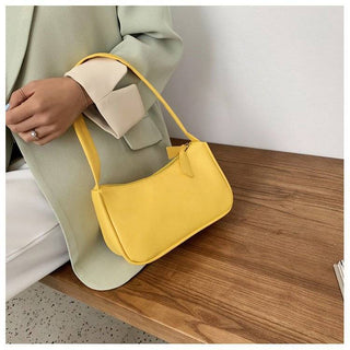 Fashion Design Women Small  Handbags Soft PU Leather Ladies Armpit Shoulder Bags Vintage Simple Girls Clutch Purse Tote ALODIA STORE
