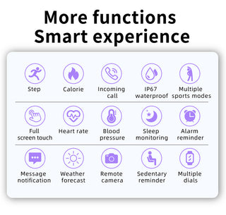 Women Smart Watch Men Smartwatch Heart Rate Monitor Sport Fitness Music Ladies Waterproof Watch For Android IOS Phone ALODIA STORE