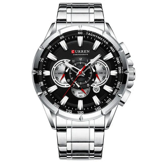 Curren Men’s Watches Top Brand Luxury Chronograph Quartz Men Watch Waterproof Sport Wrist Watch Men Stainless Steel Male Clock ALODIA STORE