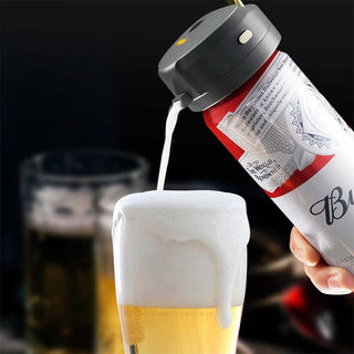 Portable Electric Beer Dispensers 40000 Times/s Ultrasonic Vibration Special Purpose For Bottled &amp; Canned Beer Foam Machine ALODIA STORE