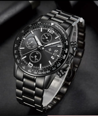WISHDOIT New Fashion Men's Watch Top Luxury Brand Watch 30m Waterproof Luminous Stainless Steel Men's Watch Reloj hombre ALODIA STORE