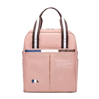 Women's Thermal Lunch Bag Drink Food Fresh Keeping Organizer Insulated Lunch Box Waterproof Picnic Portable Tote Accessories ALODIA STORE