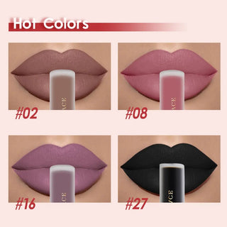NICEFACE Lip Gloss Nude Matte Liquid Lipstick Lipgloss Waterproof Lip - Alodia Store