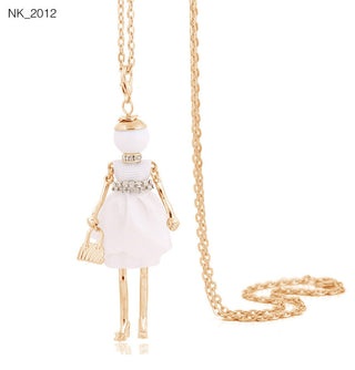 Cute Women Necklace Statement Lady Charm Long Trendy Necklace New Fashion Female Big Pendant Lovely Jewelry Gift Wholesale ALODIA STORE