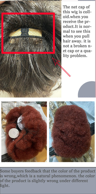 Amir Synthetic Brown Wig Short blonde Wigs Natural Wave Haircut Puffy Straight Hair Wigs for American Africa Women ALODIA STORE