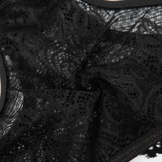 High Quantity Soft Lace Sexy Lingerie Set Women Front Closure Transparent Bra and Panties Sets Nightwear Solid Color Bra Sets ALODIA STORE