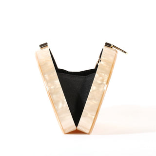 Semicircle Acrylic Wallet Women Evening Clutches Design Bag ALODIA STORE