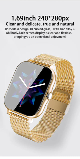 Full Touch Sport Smart Watch Men Women Heart Rate Fitness Tracker Bluetooth call Smartwatch wristwatch GTS 2 P8 plus watch+Box ALODIA STORE