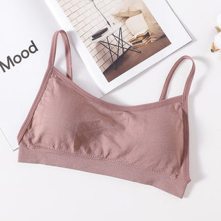 Women Sexy Crop Tops Tube Top Female Streetwear Sleeveless Camis Seamless Sports Lingerie Tee Bra Crop Top Bandeau Top Tank ALODIA STORE