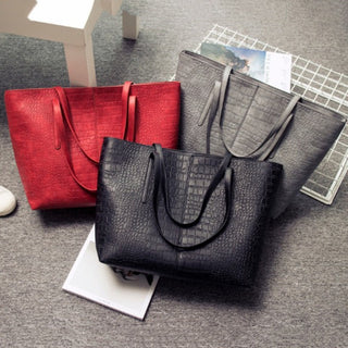 Big Bag 2023 fashion women pu leather handbag luxury tote shopper bag designer ALODIA STORE