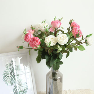 Fresh rose Artificial Flowers Real Touch rose Flowers Home decorations for Wedding Party or Birthday Valentine's Day gift ALODIA STORE