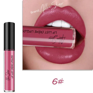 12 colors silky cream texture lip gloss lip glaze easy to color lasting moisturizing lipstick makeup ALODIA STORE