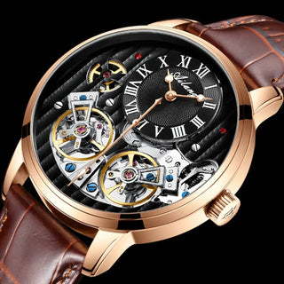 AILANG AAA Quality Watch Expensive Double Tourbillon Switzerland Watches Top Luxury Brand Men's Automatic Mechanical Watch Men ALODIA STORE