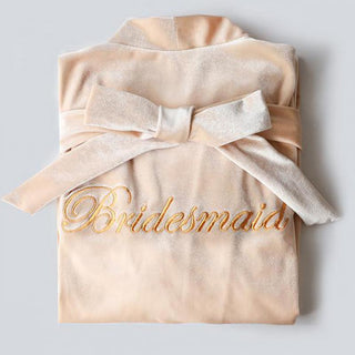 Women Sexy Bride Wedding Robe Sleepwear Velvet Intimate Lingerie women sexy ALODIA STORE