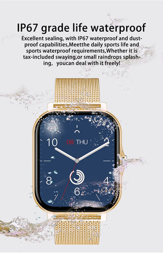 Full Touch Sport Smart Watch Men Women Heart Rate Fitness Tracker Bluetooth call Smartwatch wristwatch GTS 2 P8 plus watch+Box ALODIA STORE