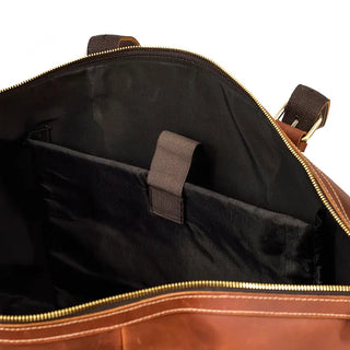 100% Genuine Crazy Horse Leather Men Travel Bags With Rivet Big HandBag For Male Cowhide Duffel Bag Mans Travelling Bag luxury ALODIA STORE