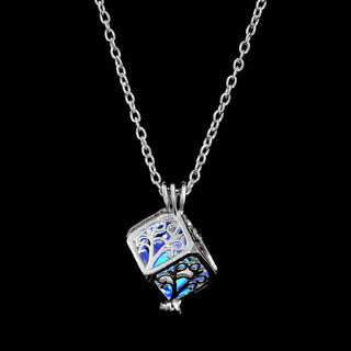 ZOVOLI Vintage Moon Luminous Glowing Moonstone Pendant Necklace Women Jewelry Long Chain Lotus Buddha Pendant Necklaces Gifts ALODIA STORE