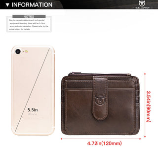 BULLCAPTAIN Wallet mini slim wallet card ALODIA STORE