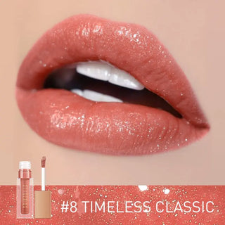 STAGENIUS Lipgloss Waterproof Long-lasting 8 Shades Mirro Glass Non Stick Shimmer Glitter Gloss Lip Tint Makeup ALODIA STORE