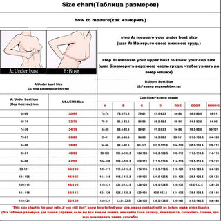 DaiNaFang Womens Push Up Underwear Sexy BCDE Cup Plus Size Lingerie Lace Print Embroidery Panties Bra Sets For Lady ALODIA STORE