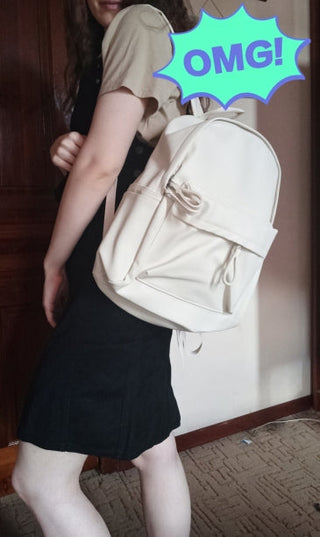 DIEHE Fashion Backpack High Quality PU Leather Women's Backpack For Teenage Girls School Shoulder Bag Bagpack Mochila backpack ALODIA STORE