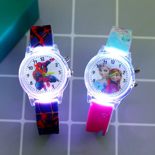 Disney Princess Elsa Kids Watches Girls Silicone Strap Alodia Store