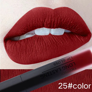 28 color matte liquid lipstick waterproof long lasting lip plumper makeup lipstick velvet gloss lip gloss cosmetics ALODIA STORE