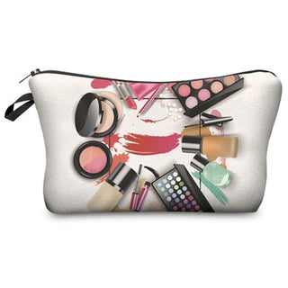 Cosmetic Organizer Bag  Heat Transfer Printing Women Travel ALODIA STORE