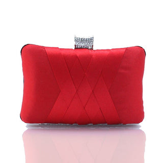 Women Clutch Bags Satin Bride Bag Purse Designer Gentle Evening Bags Party Handbag Wedding Clutch Wallet Shoulder Bag 7395 ALODIA STORE