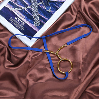 YiZYiF Jockstrap Men G Strings Thongs Sexy Underwear Mens Lingerie O-rings And Beads G-string Bikini String Homme Thong Men Sexy ALODIA STORE