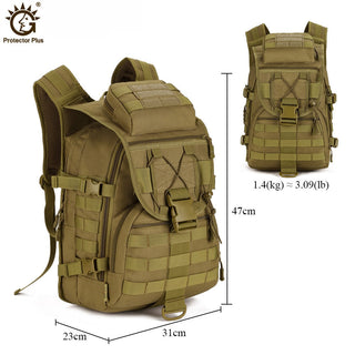 40L Large Capacity Man Army Tactics Backpacks Military Assault Bags 900D Waterproof Molle Travel Bag Mochila Tactica ALODIA STORE