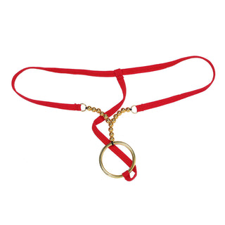 YiZYiF Jockstrap Men G Strings Thongs Sexy Underwear Mens Lingerie O-rings And Beads G-string Bikini String Homme Thong Men Sexy ALODIA STORE