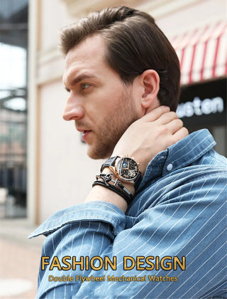 HAIQIN men's/mens watches top brand luxury automatic/mechanical/luxury watch men sport wristwatch mens reloj hombre tourbillon ALODIA STORE