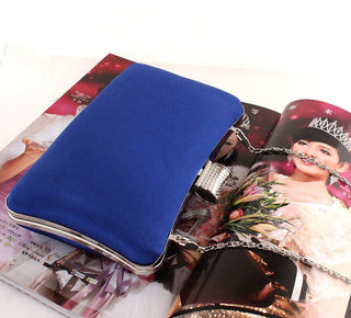 Women Clutch Bags Satin Bride Bag Purse Designer Gentle Evening Bags Party Handbag Wedding Clutch Wallet Shoulder Bag 7395 ALODIA STORE
