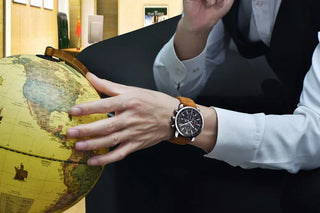 BENYAR Brand Sport Men Watch Top Brand Luxury Male Leather Waterproof Chronograph Quartz Military Wrist Watch Men Clock saat ALODIA STORE