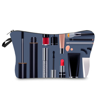 Cosmetic Organizer Bag  Heat Transfer Printing Women Travel ALODIA STORE