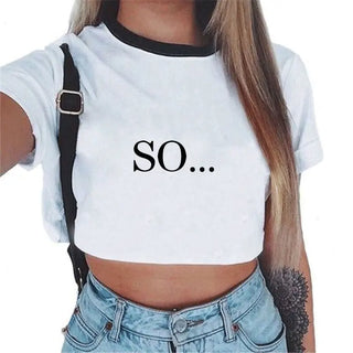 Summer fashion Harajuku Sexy tank Crop Top White T Shirt Clothes Women Cute mouse printed Croptop Short sleeve ALODIA STORE
