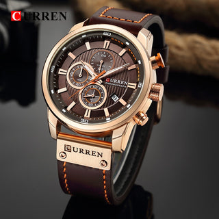 CURREN Fashion Date Quartz Men Watches Top Brand Luxury Male Clock Chronograph Sport Mens Wrist Watch Hodinky Relogio Masculino ALODIA STORE